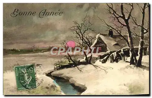 Cartes postales Fantaisie Bonne annee