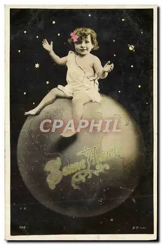 Cartes postales Fantaisie Enfant Globe