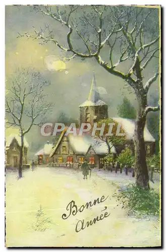 Cartes postales Fantaisie Bonne annee