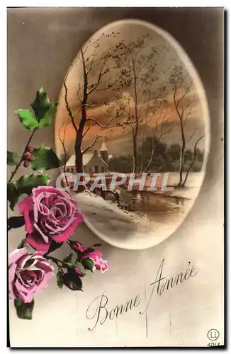 Cartes postales Fantaisie bonne annee