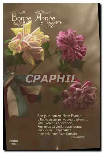 Cartes postales Fantaisie Fleurs