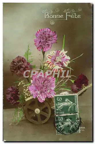 Cartes postales Fantaisie Fleurs