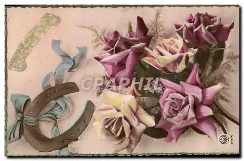 Cartes postales Fantaisie Fleurs