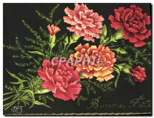 Cartes postales Fantaisie Fleurs