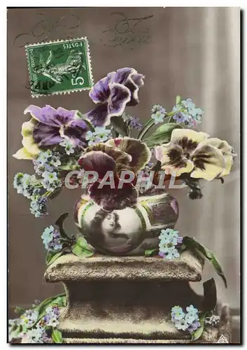 Cartes postales Fantaisie Fleurs