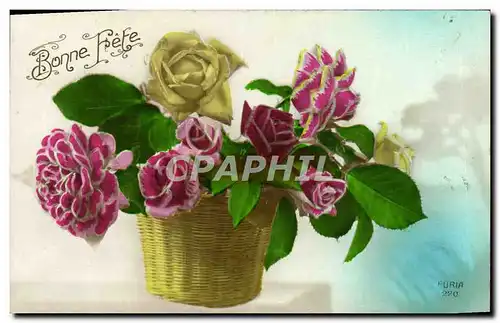 Cartes postales Fantaisie Fleurs