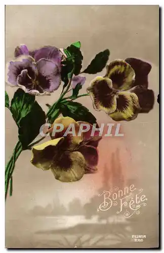 Cartes postales Fantaisie Fleurs