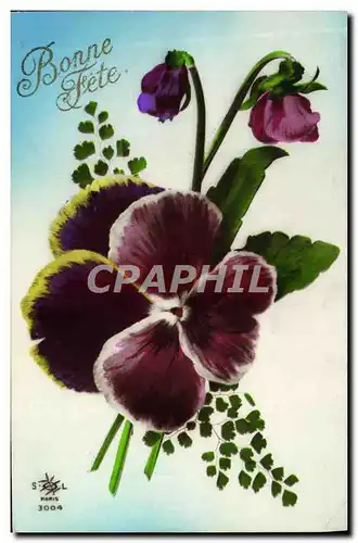 Cartes postales Fantaisie Fleurs