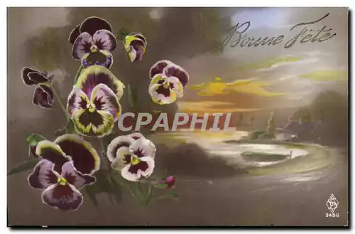 Cartes postales Fantaisie Fleurs