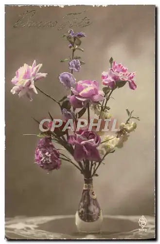 Cartes postales Fantaisie Fleurs