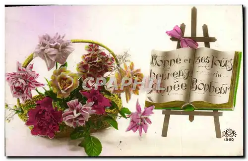 Cartes postales Fantaisie Fleurs