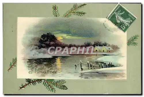 Cartes postales Fantaisie Bonne annee