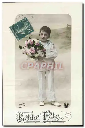 Cartes postales Fantaisie Enfant Marin