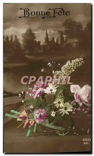 Cartes postales Fantaisie Fleurs