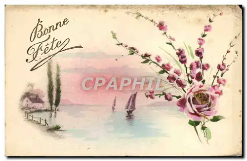 Cartes postales Fantaisie Fleurs