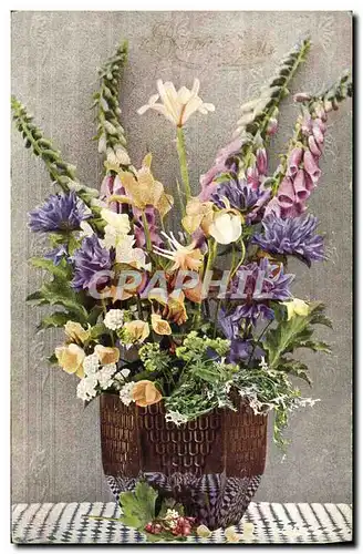 Cartes postales Fantaisie Fleurs