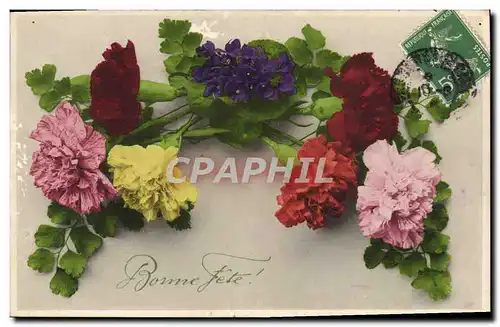 Cartes postales Fantaisie Fleurs