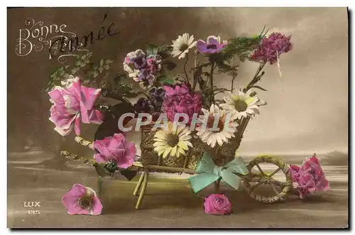 Cartes postales Fantaisie Fleurs