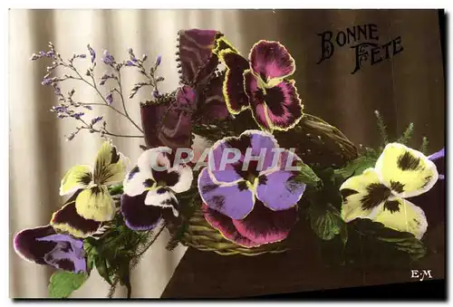 Cartes postales Fantaisie Fleurs