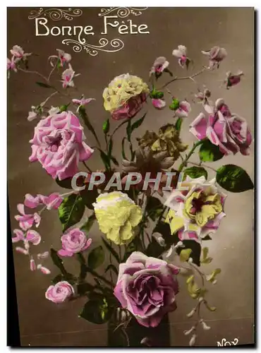 Cartes postales Fantaisie Fleurs