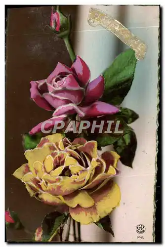 Cartes postales Fantaisie Fleurs