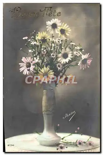 Cartes postales Fantaisie Fleurs