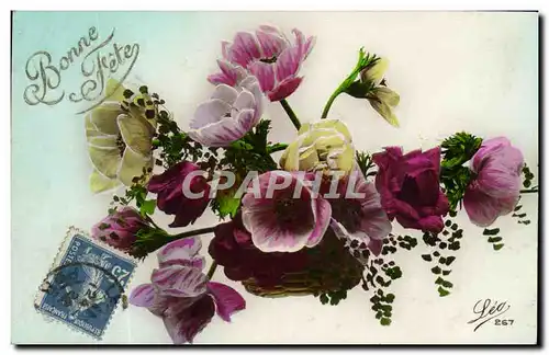 Cartes postales Fantaisie Fleurs