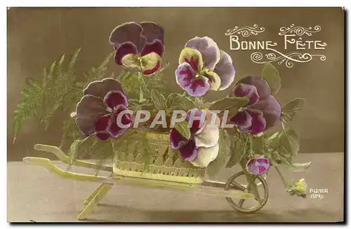 Cartes postales Fantaisie Fleurs