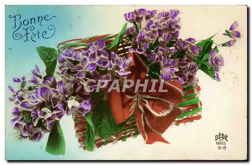 Cartes postales Fantaisie Fleurs