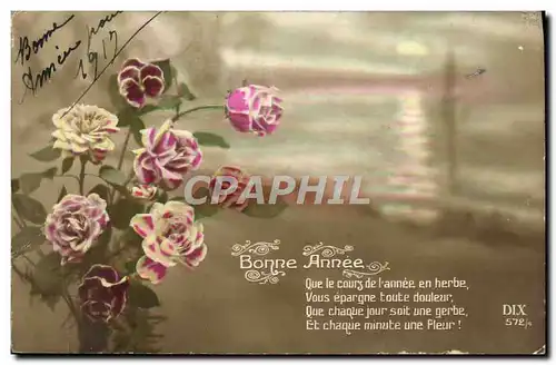 Cartes postales Fantaisie Fleurs