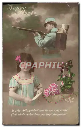 Ansichtskarte AK Fantaisie Enfant Soldat Militaria