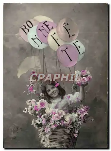 Cartes postales Fantaisie enfant Ballon