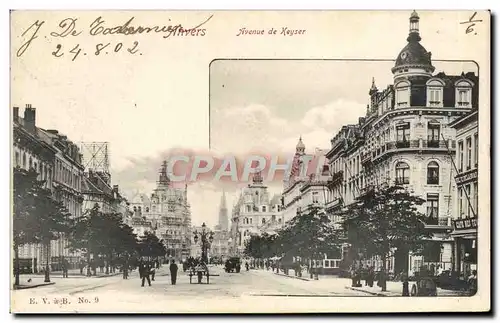 Cartes postales Anvers Avenue de Xeyser