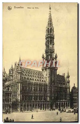 Cartes postales Bruxelles Hotel de Ville