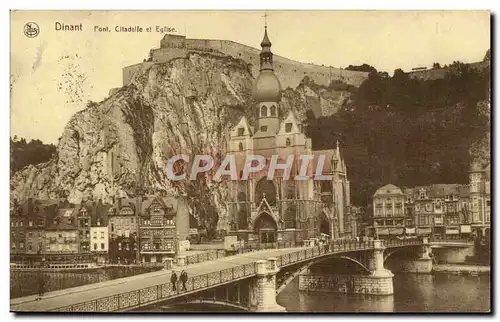 Cartes postales Dinant Pont Citadelle et Eglise