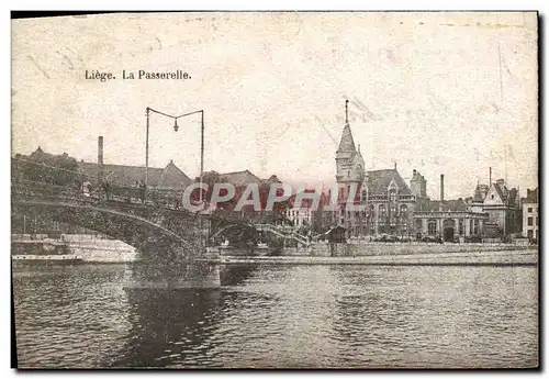 Cartes postales Liege La Passerelle