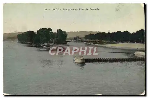 Cartes postales Liege Vue Prise du Pont de Fragnee