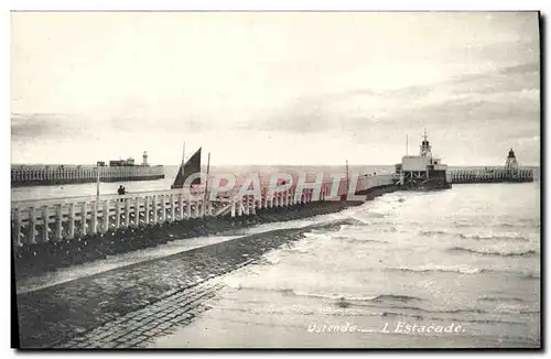 Cartes postales Ostende L'Estacade