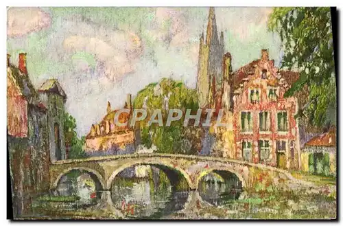 Cartes postales Bruges Le Pont de Beguinage