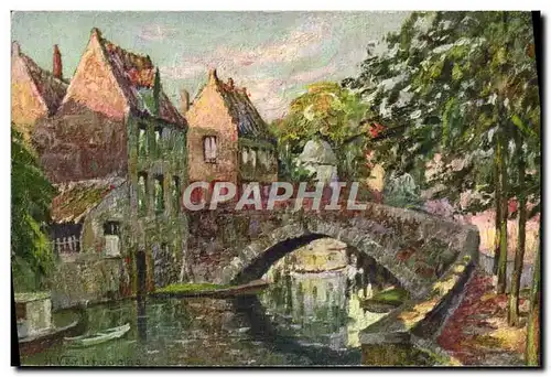 Cartes postales Bruges Le Quai Vert