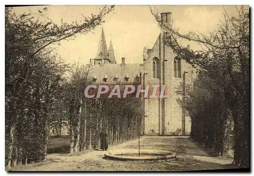 Cartes postales Maredsous Abbaye Une des allees du Jardin
