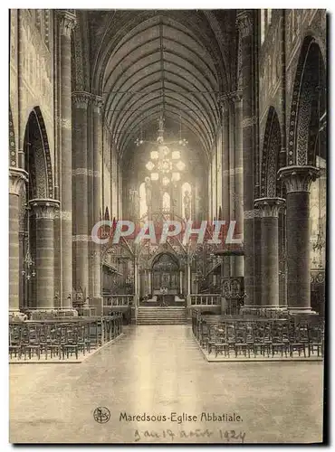 Cartes postales Maredsous Eglise Abbatiale