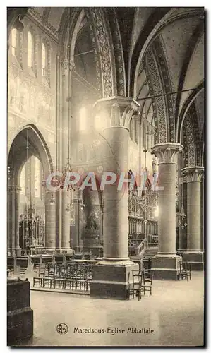 Cartes postales Maredsous Eglise Abbatiale