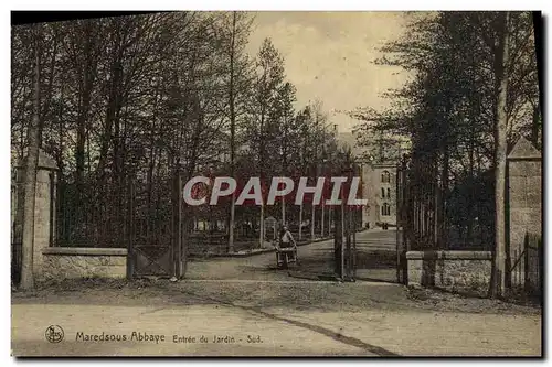 Cartes postales Maredsous Eglise Abbaye du Jardin