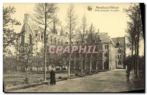 Cartes postales Maredsous Abbaye Allee Principale du Jardin
