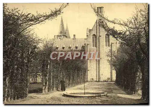 Cartes postales Maredsous Abbaye Une des allees du Jardin