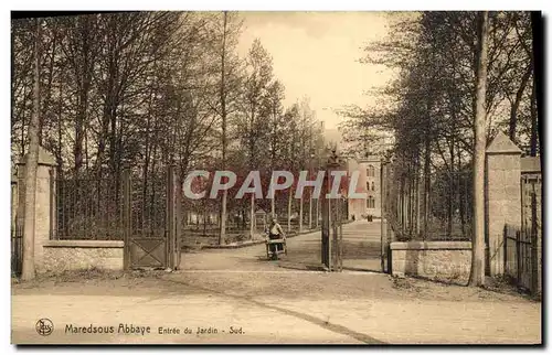 Cartes postales Maredsous Abbaye Entree du Jardin