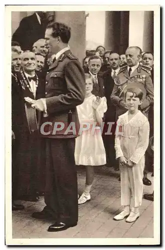 Cartes postales Le Roi recevant les Ouvriers a Laeken