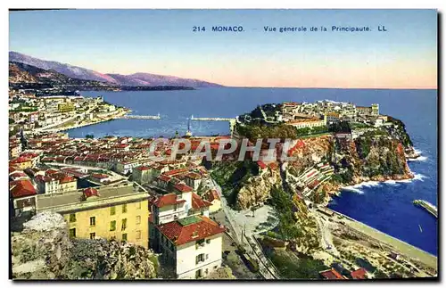 Cartes postales Monaco Vue Generale de la Principaute