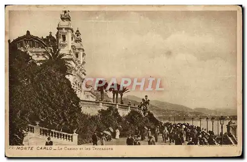 Cartes postales Monte Carlo Le Casino et les Terrasses